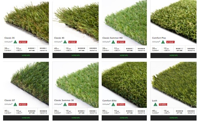 artificial grass price samples