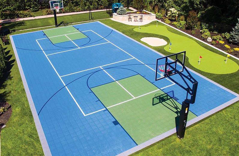 image of basketball court