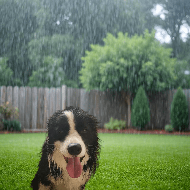 Winter Synthetic Grass Care for Pets