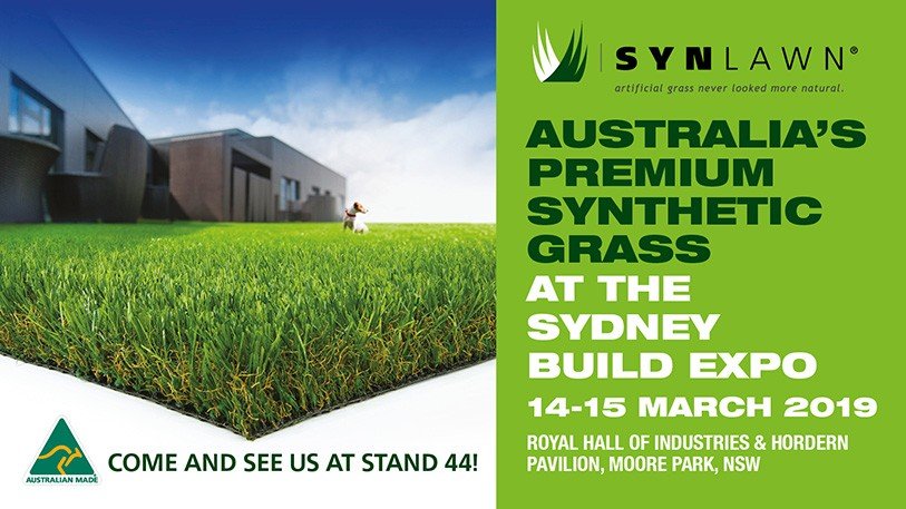 Visit SYNLawn @ The Sydney Build Expo! 14-15 March