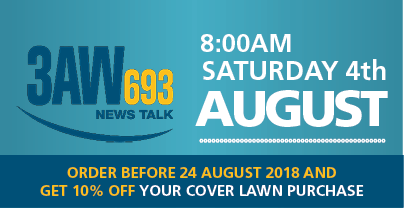 SYNLawn Live on 3AW – Saturday 4th August