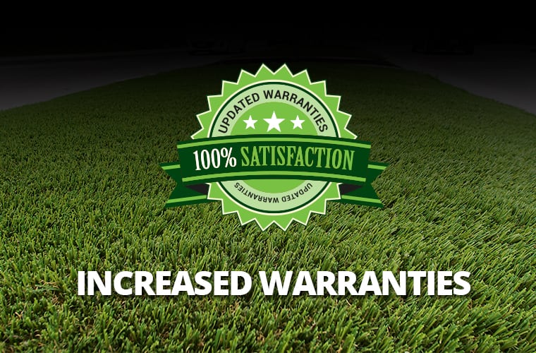 New SYNLawn Warranty Announcement Our grass lasts longer – we guarantee it!